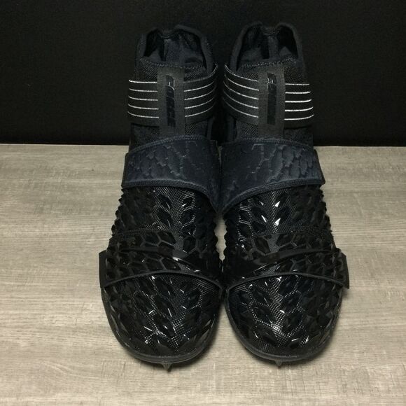 Nike Air Jordan Force Savage Elite 2 Football Cleats Black CV1665-003 Men's 13.5 - Picture 2 of 7
